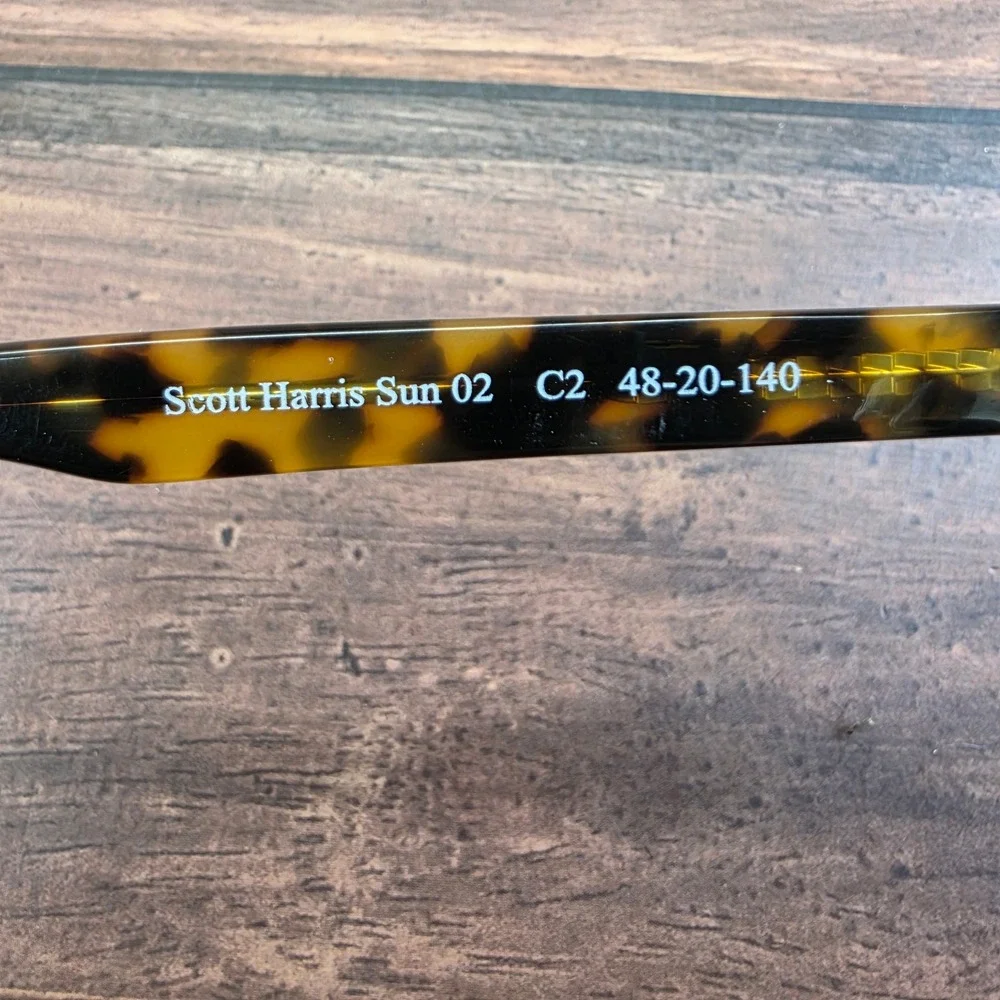 Scott‎ Harris Sun 02 Tortoiseshell Cat Eye Eyeglasses 48-20-140 FRAMES ONLY
